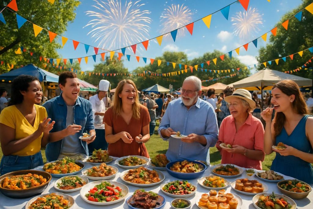 découvrez le festival gastronomique, une célébration culinaire puissante et triomphante mettant à l'honneur les saveurs exceptionnelles et l'art de la cuisine.