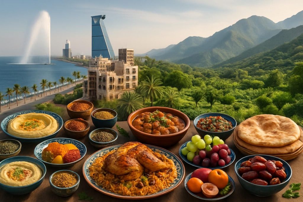jeddah et taif en arabie saoudite intègrent la plateforme mondiale des régions et obtiennent le prestigieux titre de région gastronomique mondiale 2027, célébrant leur richesse culinaire unique.