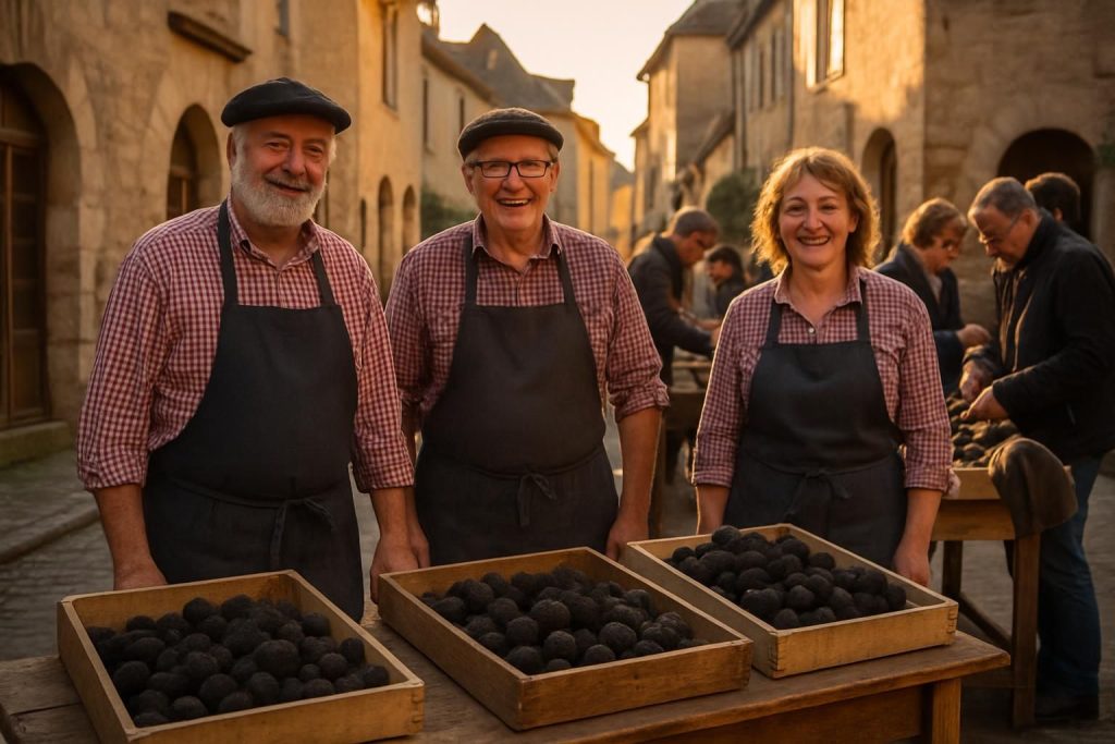 le marché aux truffes de martel ferme ses portes, marquant la fin d'une saison riche en saveurs et en découvertes pour les amateurs de ce trésor culinaire.
