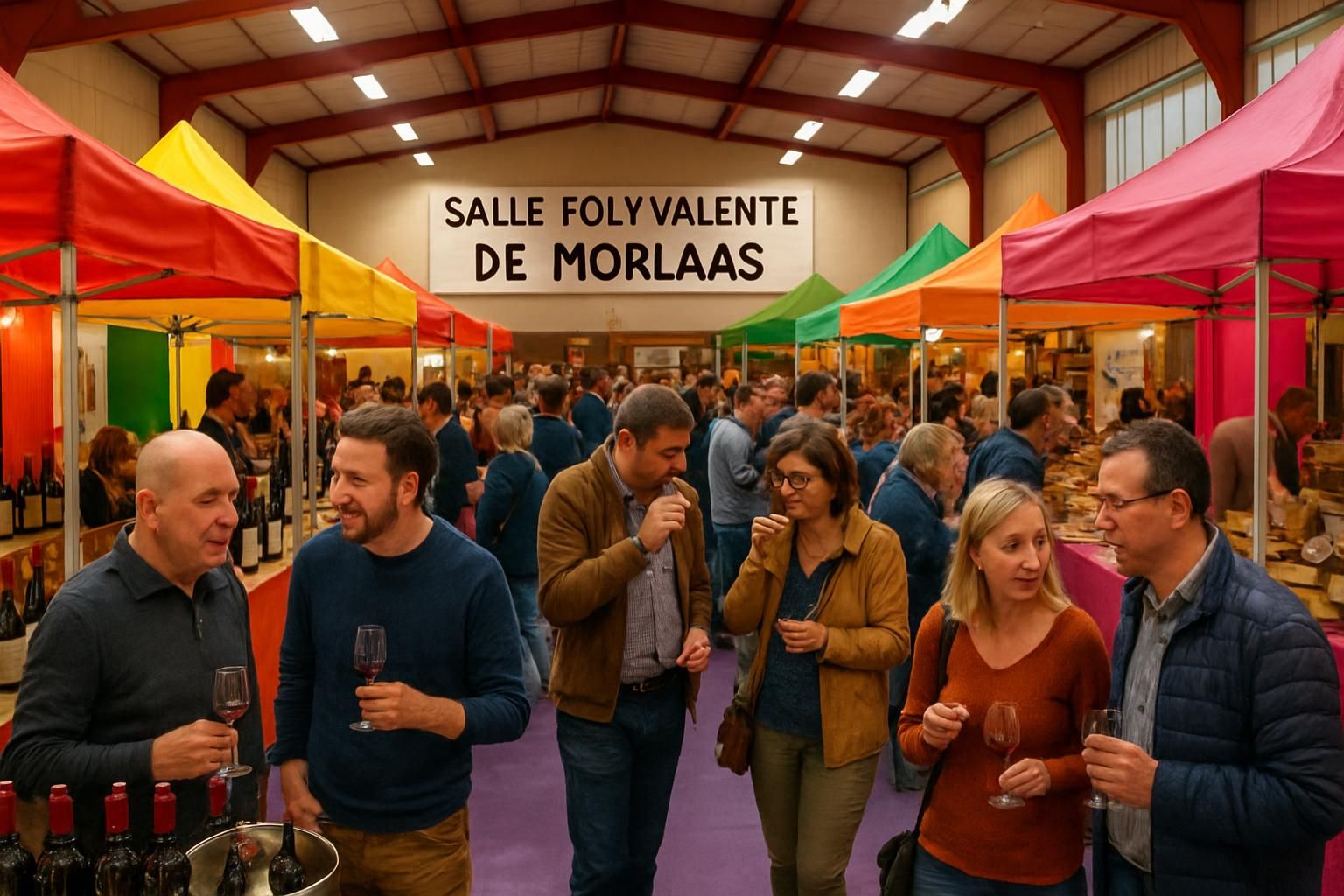 découvrez le salon du vin et de la gastronomie à morlaàs début mars, un événement incontournable pour les amateurs de saveurs et de bons crus.