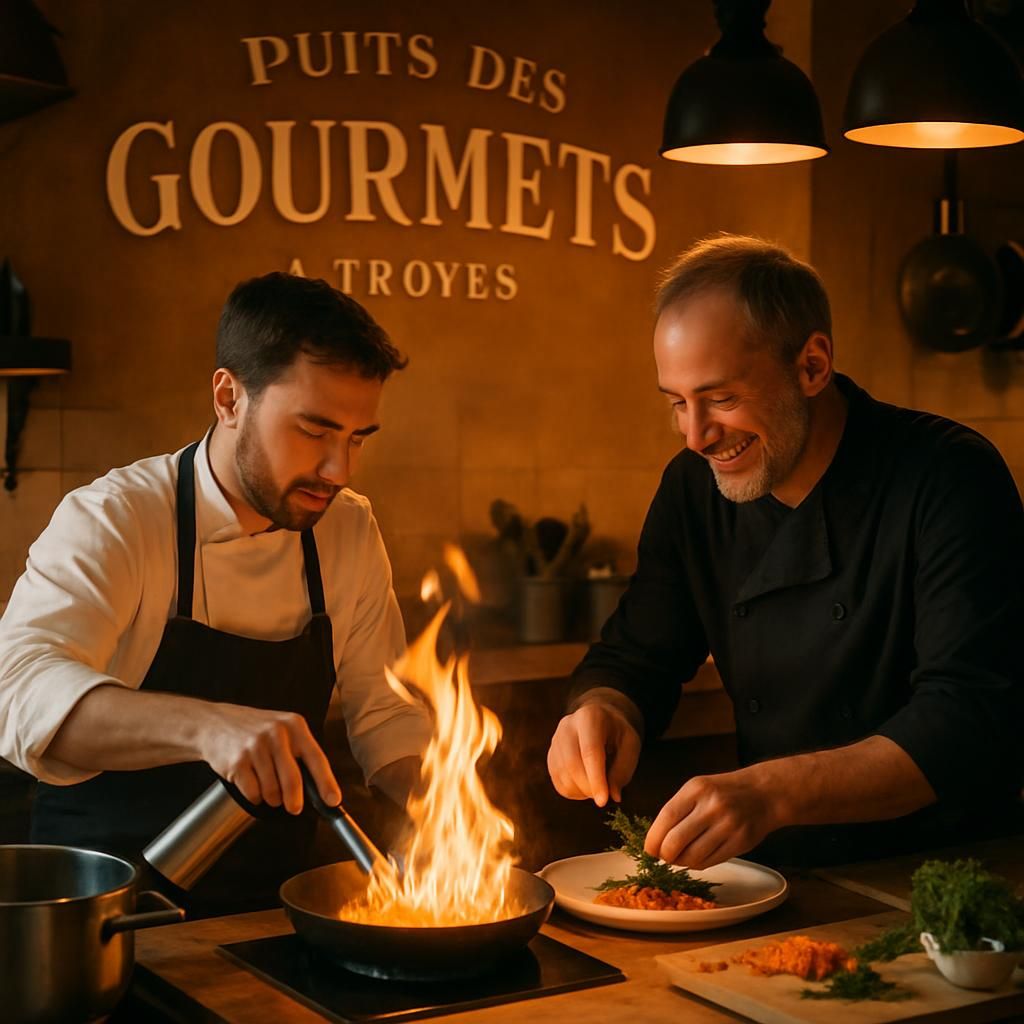 découvrez une expérience unique de gastronomie fusion au puits des gourmets à troyes, où deux chefs talentueux combinent leurs savoir-faire pour créer des plats innovants et savoureux.