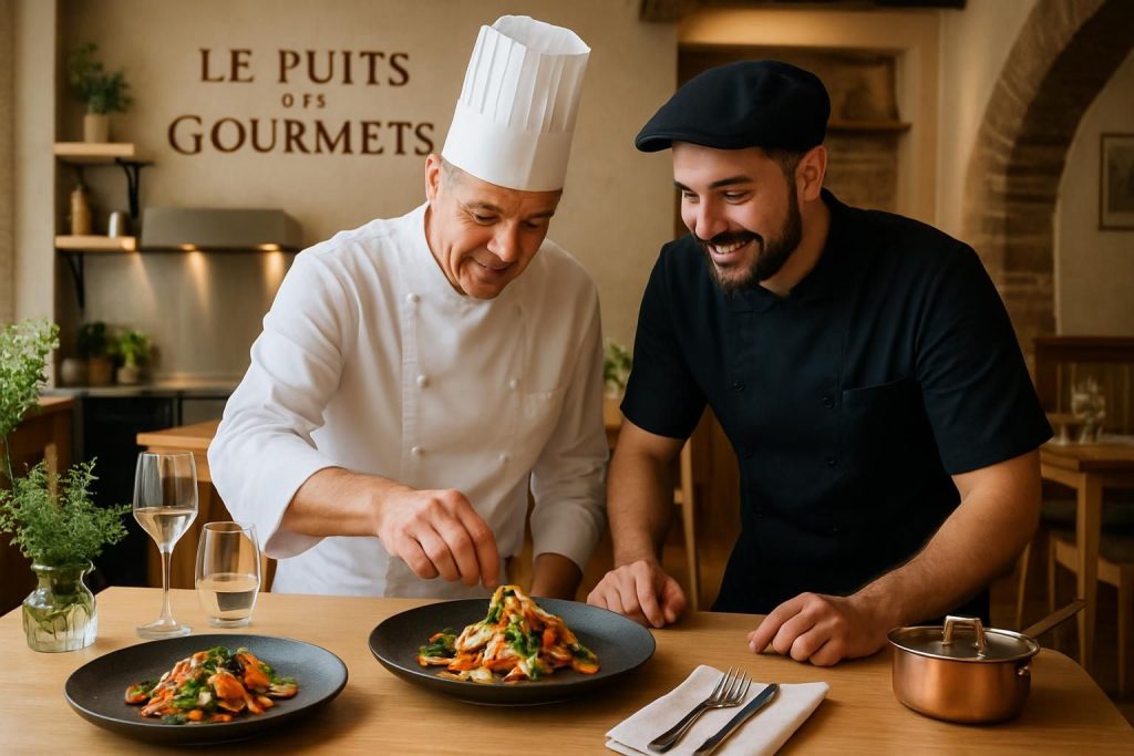 découvrez une expérience culinaire unique au puits des gourmets à troyes, où deux chefs talentueux fusionnent leurs savoir-faire pour vous offrir une gastronomie inventive et savoureuse.
