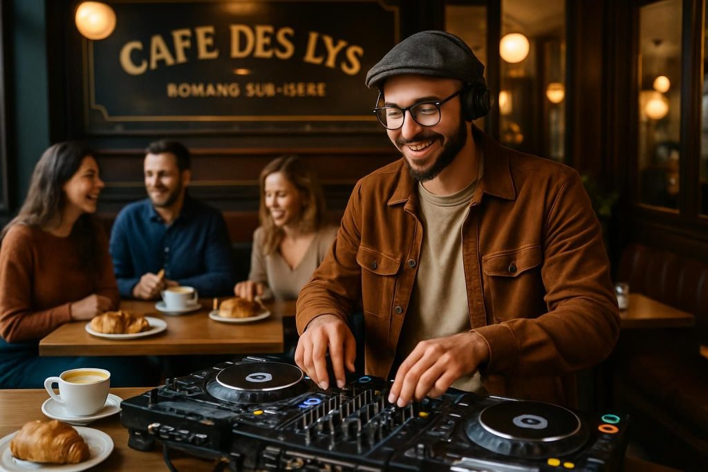 vivez une soirée unique à romans-sur-isère avec dj baguette au café des lys, où rythmes envoûtants et délices gourmands s'unissent pour une expérience mémorable.