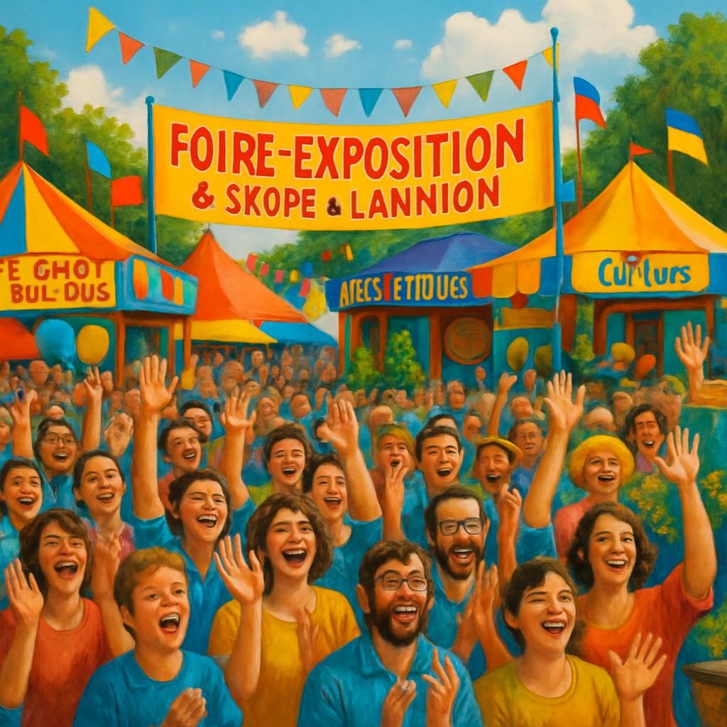 découvrez l'inauguration de la toute première foire-exposition à skope, un événement inédit et très attendu qui dynamise lannion et promet de nombreuses surprises aux visiteurs.