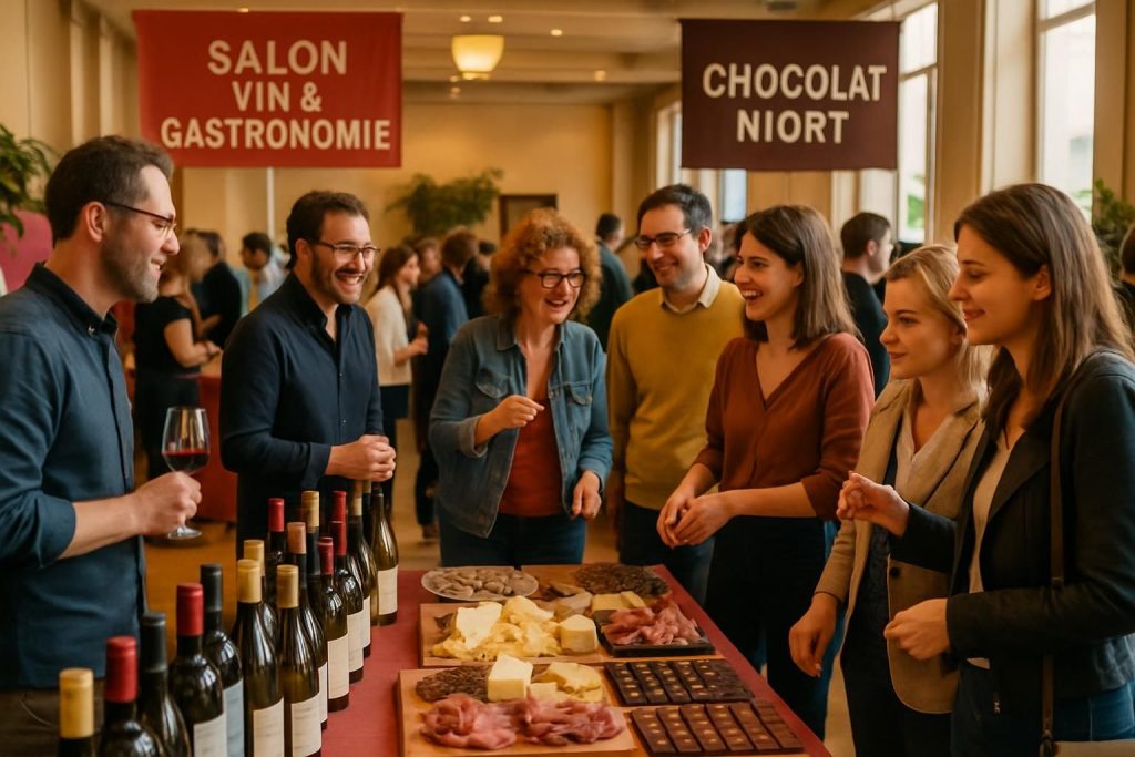 découvrez le salon de niort dédié au vin, à la gastronomie et au chocolat, qui démarre ce samedi 21 mars. une occasion unique de savourer des produits d'exception et de rencontrer des passionnés.