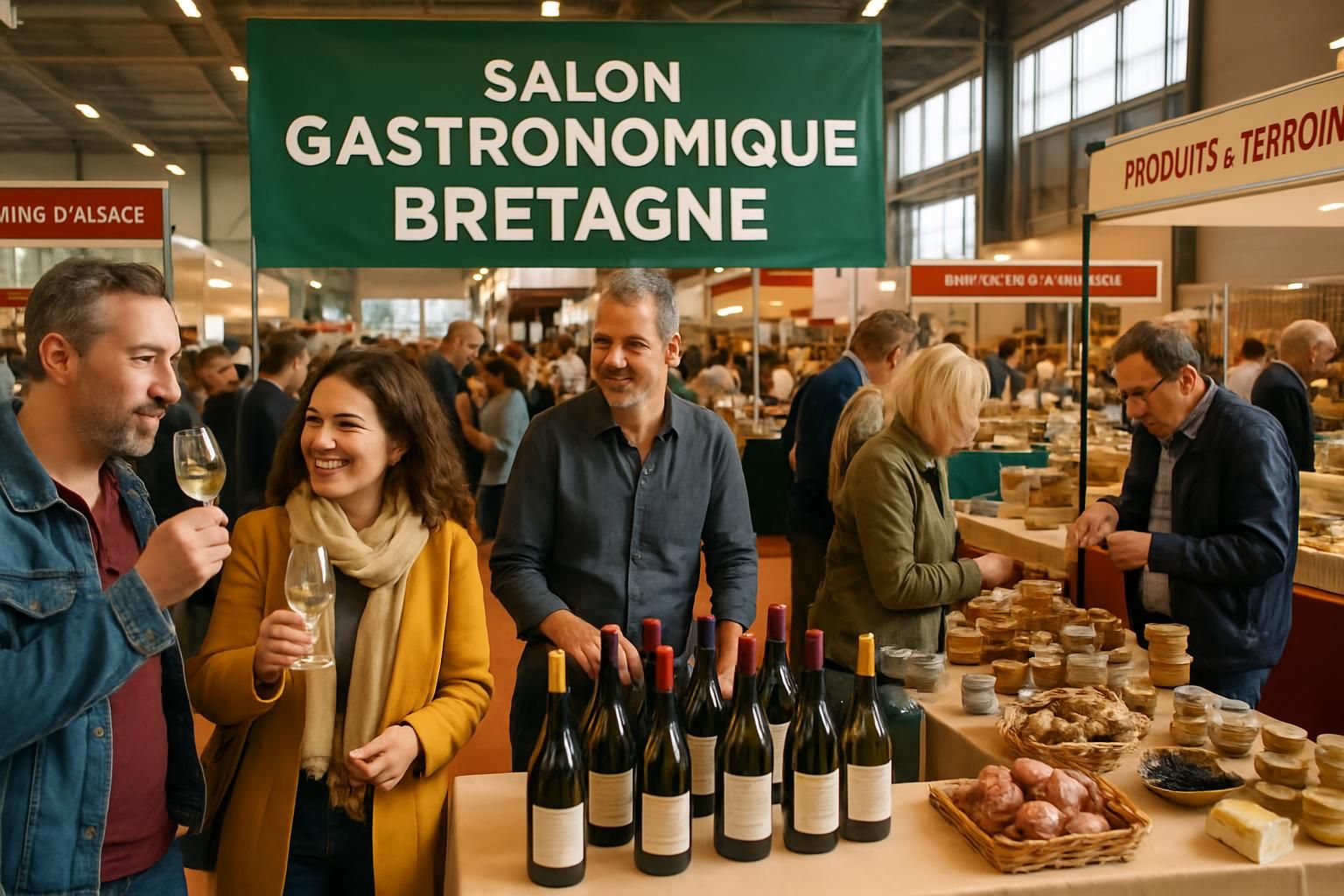 découvrez le salon des vins et de la gastronomie les 18 et 19 avril près de dinan, une occasion unique de déguster des vins raffinés et des spécialités culinaires locales.