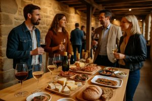 ne manquez pas le salon des vins et de la gastronomie les 18 et 19 avril près de dinan. découvrez des vins d'exception et des saveurs gourmandes dans une ambiance conviviale.