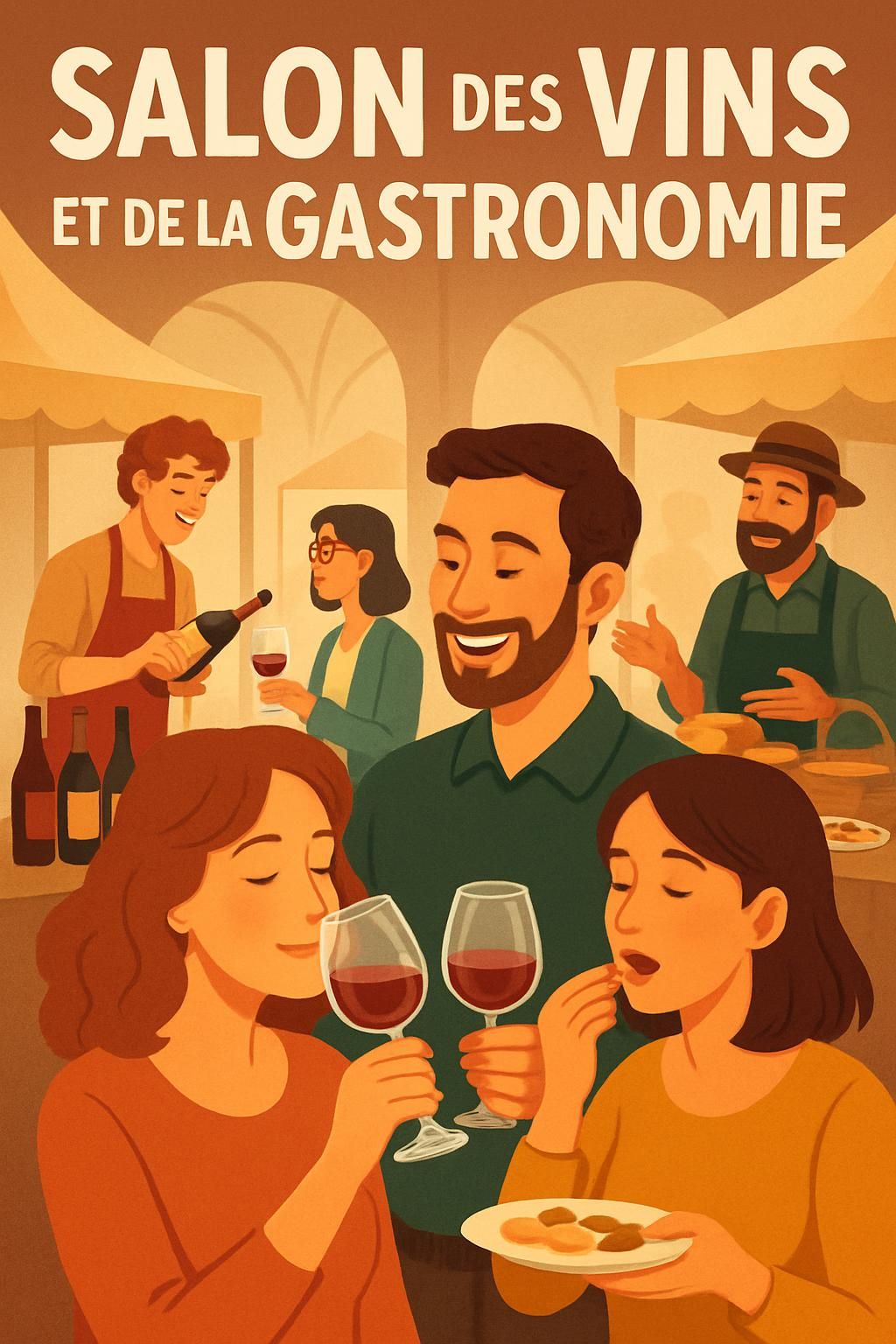 participez à un salon unique consacré aux vins et à la gastronomie, avec plus de 100 appellations à découvrir pour ravir vos papilles et enrichir vos connaissances œnologiques.