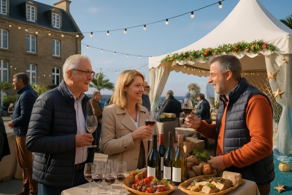 découvrez le salon vins et gastronomie à perros-guirec, un événement gourmand à ne pas manquer ! rendez-vous jusqu'à lundi pour savourer vins exquis et délices culinaires dans une ambiance festive.