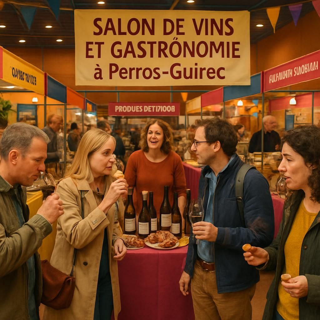 découvrez le salon vins et gastronomie à perros-guirec, un événement exceptionnel jusqu'à lundi pour savourer vins raffinés et délices culinaires. ne manquez pas ce festin des sens !
