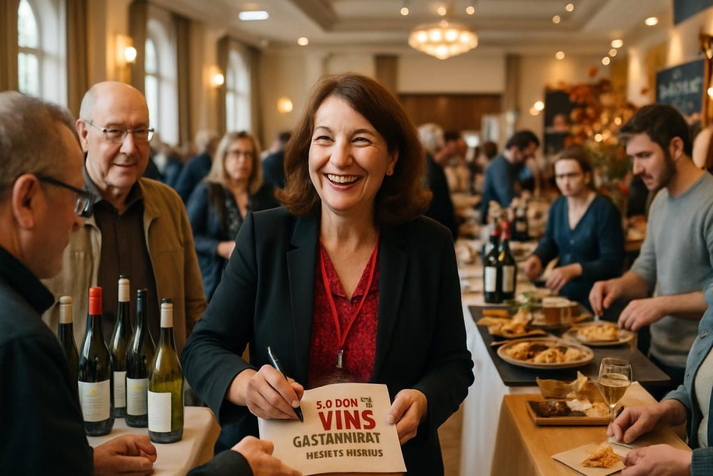 découvrez la dernière édition du salon des vins et de la gastronomie de perros-guirec, organisée par muriel sort avant son départ. un événement incontournable pour les amateurs de saveurs et de découvertes.