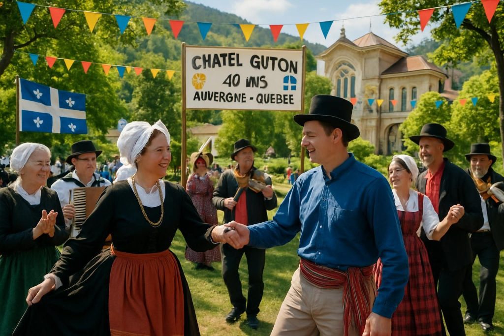 célébrez quarante ans de rencontres culturelles entre l'auvergne et le québec à châtel-guyon, un événement riche en échanges, traditions et découvertes.