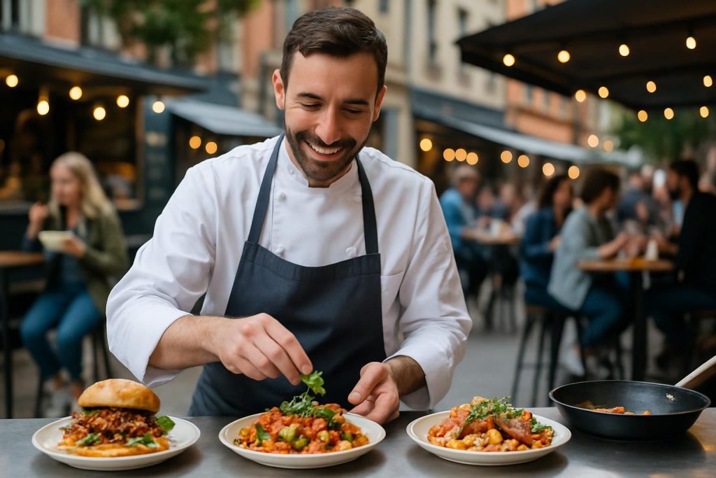 découvrez la vision du chef toulousain michel, qui défend une gastronomie accessible à tous en intégrant la street food dans l'art culinaire.