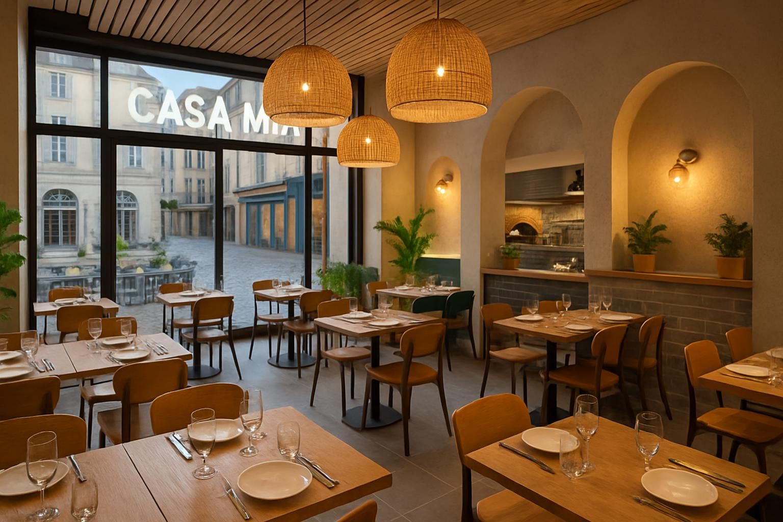 découvrez casa mia, le nouveau restaurant italien au cœur du mans, situé sur la place principale. profitez d'une ambiance unique et d'une cuisine authentique dans un cadre exceptionnel.