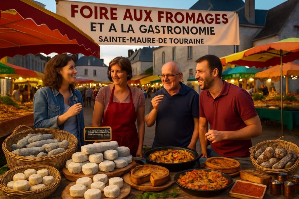 découvrez la foire aux fromages et à la gastronomie, un événement exceptionnel qui célèbre les délices culinaires et illumine sainte-maure-de-touraine avec ses saveurs authentiques et son ambiance festive.