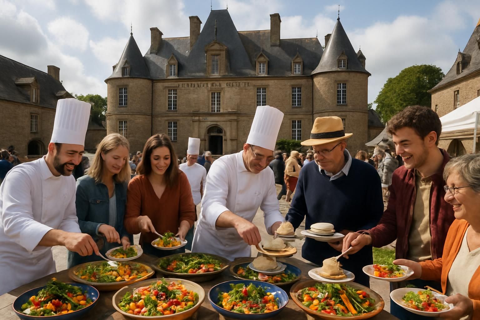 découvrez le festival de la gastronomie de quintin, un événement convivial où les chefs talentueux partagent saveurs authentiques et passion culinaire dans une ambiance chaleureuse.