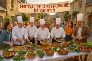 découvrez le festival de la gastronomie de quintin, un événement exceptionnel où les chefs talentueux partagent leurs saveurs uniques dans une ambiance conviviale et festive.