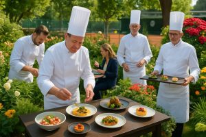 découvrez comment la gastronomie s'invite au cœur du jardin des chefs à la porte d'auteuil pendant roland-garros, alliant sport et délices culinaires dans un cadre exceptionnel.