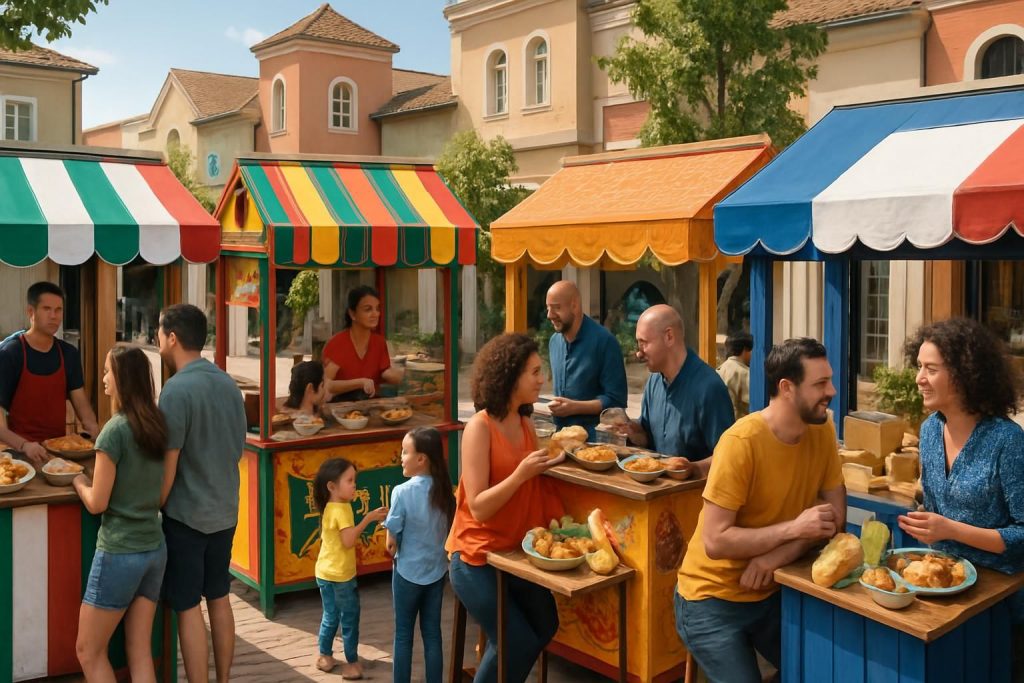 profitez d'une journée gourmande à nailloux outlet village et savourez cinq cuisines du monde en un seul lieu. découvrez des saveurs variées et des expériences culinaires uniques pour tous les goûts.