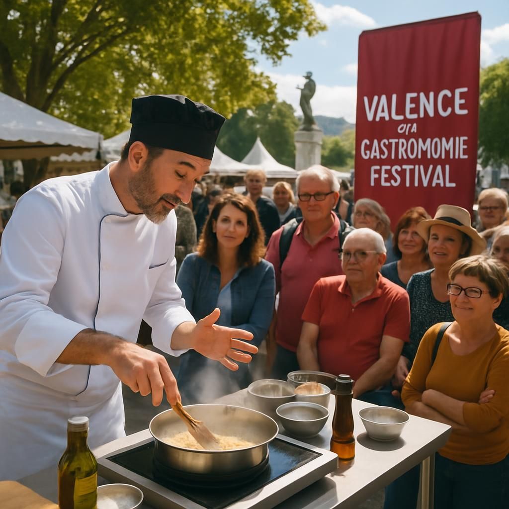 découvrez le festival de valence avec le labo des chefs et vivez l'excitation de la célèbre course des garçons de café, un événement unique au cœur de la ville.