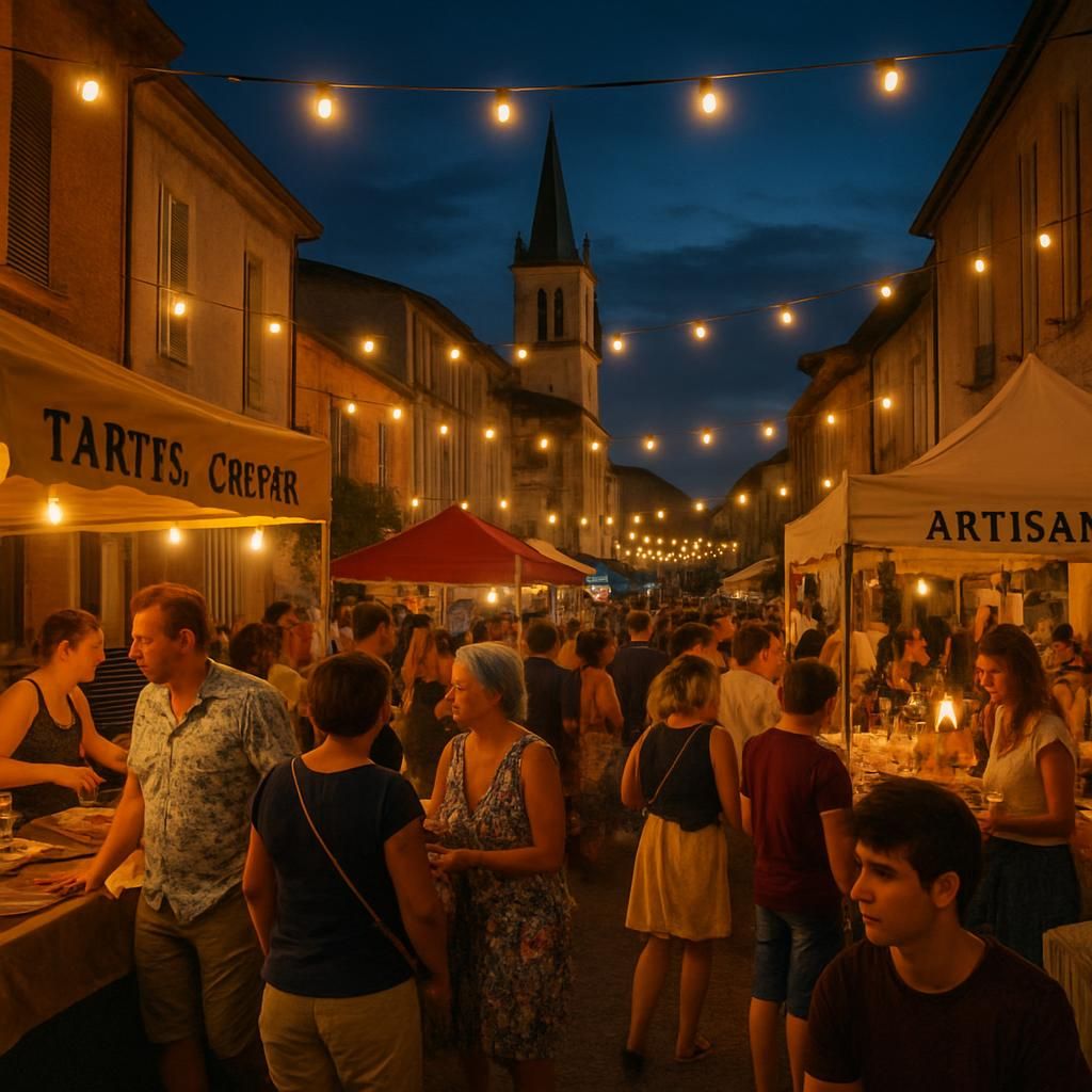 découvrez les marchés nocturnes d'aiguillon tous les jeudis de l'été pour une ambiance chaleureuse, des produits locaux et des animations conviviales.