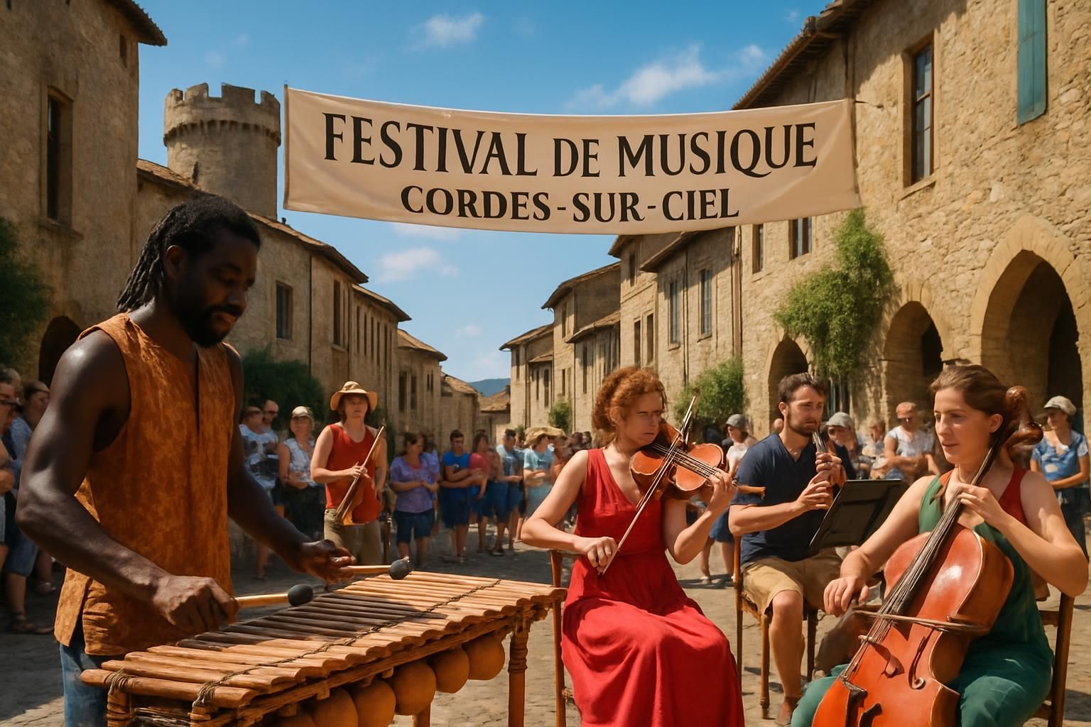 découvrez cordes-sur-ciel célébrant l'afrique avec un festival vibrant alliant la musique de mozart, les rythmes du balafon et des délices culinaires fusion uniques.