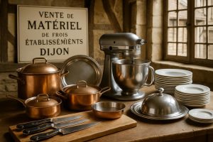 découvrez la mise en vente du matériel de trois établissements emblématiques de la cité de la gastronomie à dijon, une opportunité unique pour les passionnés de gastronomie et les professionnels.