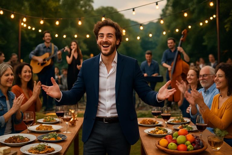 découvrez l'inauguration réussie du festival à fénétrange avec jonathan fournel, alliant harmonieusement musique et gastronomie pour une expérience unique.