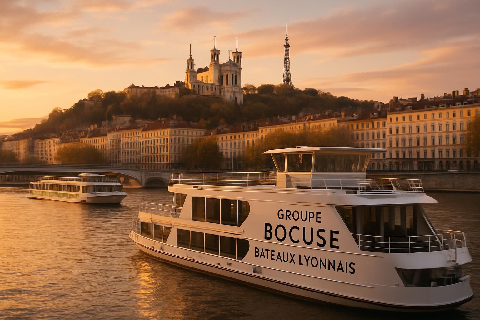 le groupe bocuse reprend les bateaux lyonnais, annonçant une nouvelle ère pour la navigation sur le rhône avec des expériences uniques alliant gastronomie et paysages.