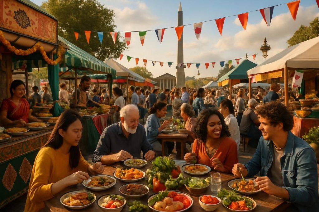 découvrez le monde à table à la concorde, célébrant une décennie de saveurs au cœur du village international de la gastronomie, un événement incontournable pour les amateurs de cuisine du monde.