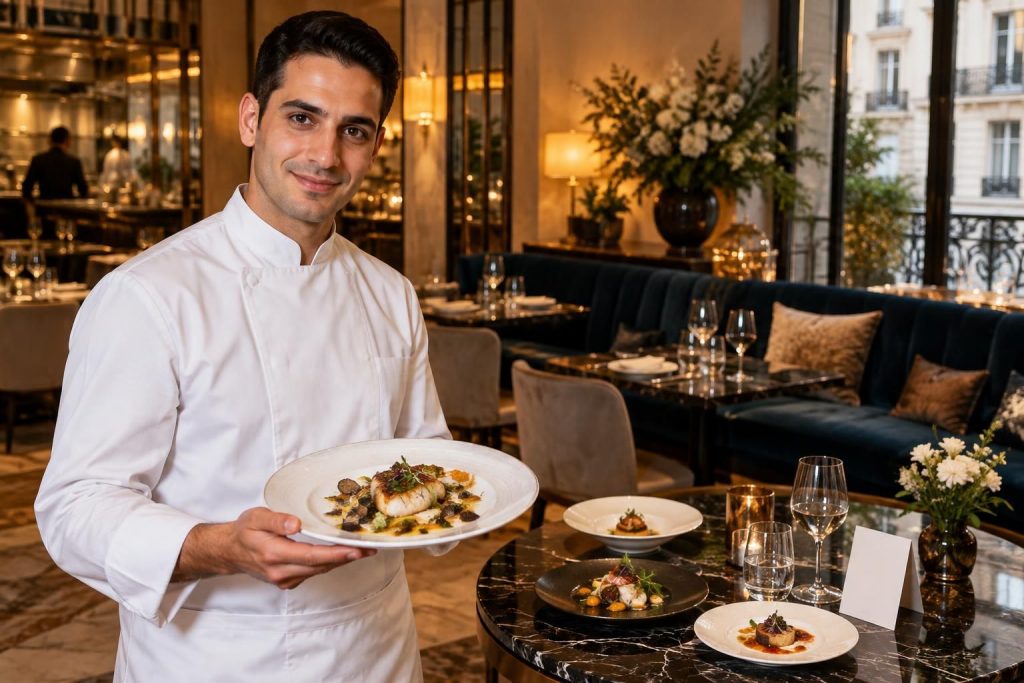 trois ans après top chef, danny khezzar ouvre son restaurant à paris. découvrez son adresse et des prix qui font déjà parler.