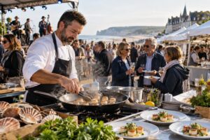 à villers-sur-mer, trois jours de festivités célèbrent la coquille saint-jacques avec cuisine, concerts et découvertes gastronomiques.
