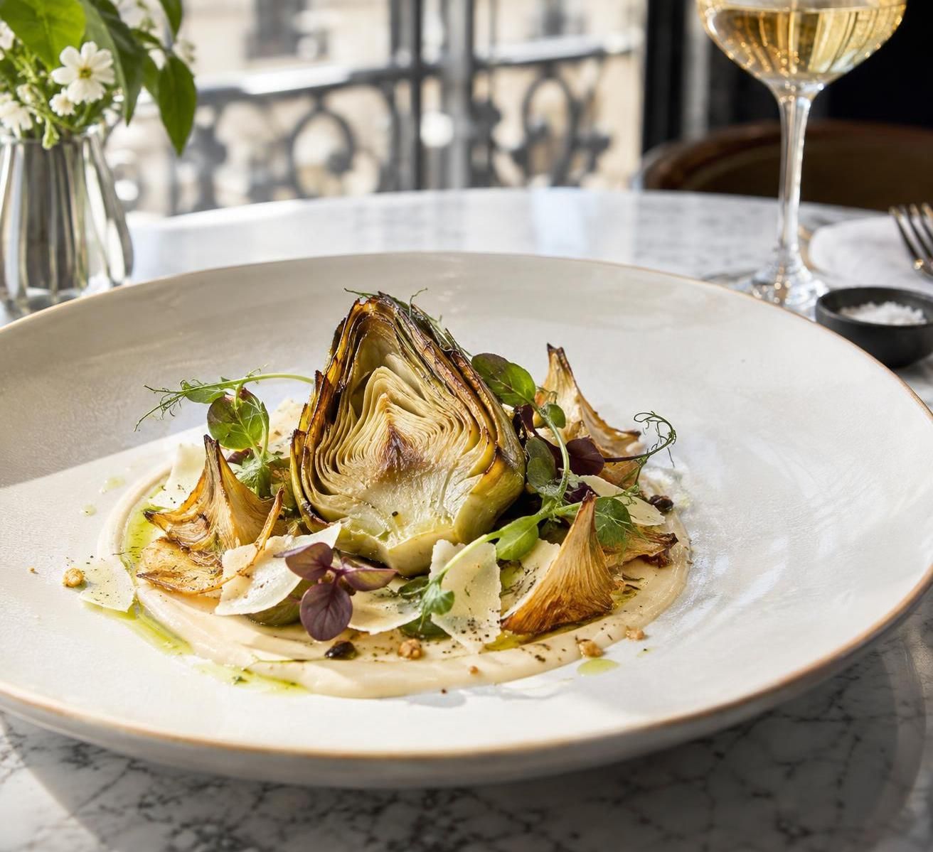 découvrez jérôme banctel, chef du gabriel, et sa vision gastronomique qui fait rayonner cette adresse parisienne.