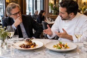 le chef pierre rondeau estime que la cuisine française est « surcotée » et remet en question les idées reçues sur la gastronomie hexagonale.