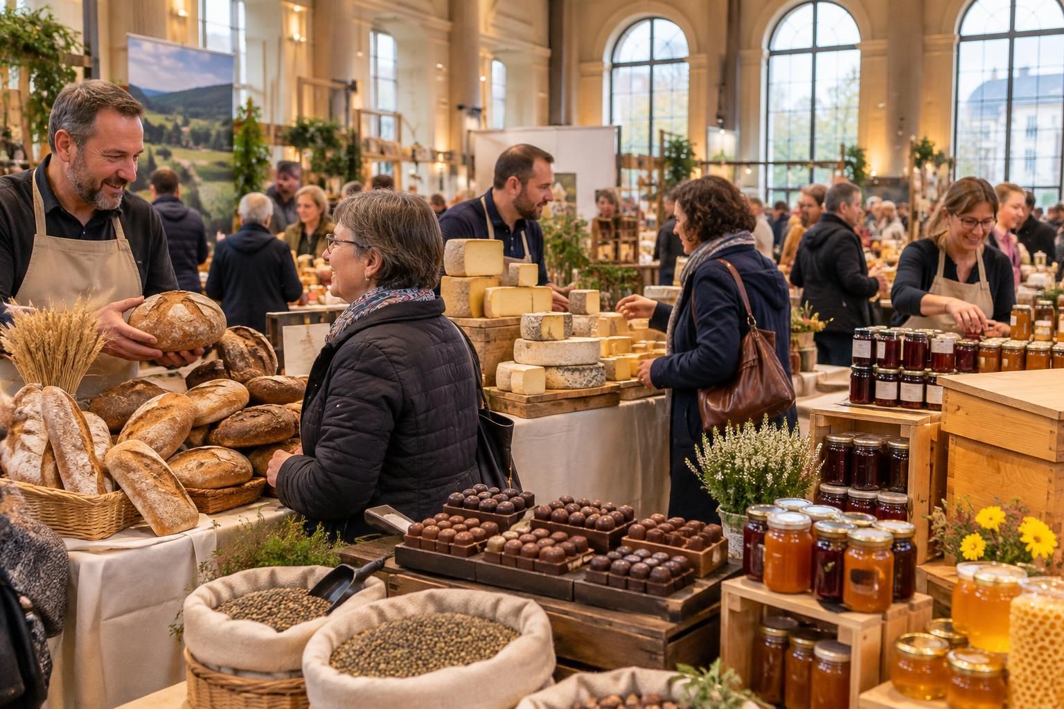 découvrez en images la deuxième édition du salon de la gastronomie, qui met à l’honneur les produits du terroir et les producteurs locaux.