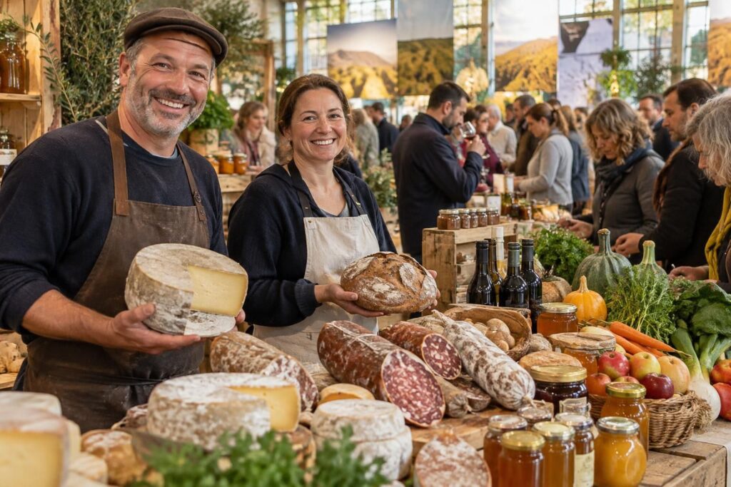 découvrez en images les produits du terroir et les producteurs mis à l’honneur lors de la deuxième édition du salon de la gastronomie.
